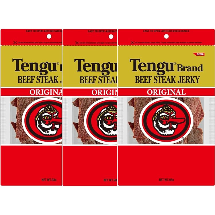 Tengu Brand Beef Steak Jerky 91g10袋 Tengu Brand Beef Steak Jerky 91g10袋